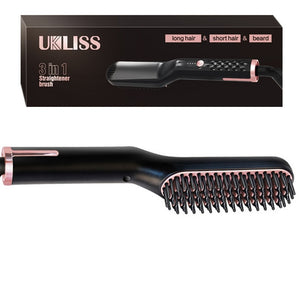 Open image in slideshow, Electric Beard Brush Straightener
